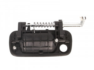 Maner usa Dreapta Fata potrivit PEUGEOT 406 1995-2004 - (exterior, cu gaura pentru incuietoare; negru) - Img 2