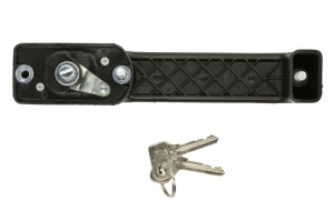 Maner usa Fata Dreapta potrivit IVECO DAILY I 2.4D 1978-1989 - (extern, cu incuietoare, negru) - Img 2