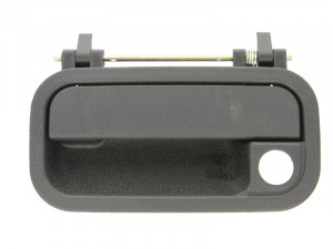 Maner usa Fata Stanga exterior, cu locas incuietoare, negru potrivit OPEL ASTRA F, ASTRA F CLASSIC, COMBO/MINIVAN, CORSA B, VECTRA A 1.2-2.5 1988-2005 - Img 1