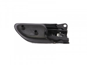 Maner usa fata stanga potrivit BMW Seria 3 1998-2006 - interior, negru/crom - Img 2