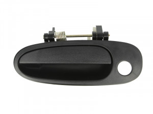 Maner usa Fata Stanga potrivit TOYOTA COROLLA, RAV 4 I 1.3-2.0D 1992-2000 - (extern, cu orificiu pentru incuietoare, negru)