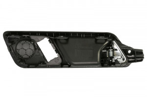 Maner usa spate stanga potrivit VW PASSAT B6 2005-2010 - (interior, negru/crom) - Img 2