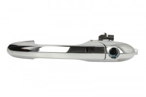 Maner usa Stanga Fata potrivit FIAT 500 2007-2015 - (exterior, cu gaura pentru incuietoare; crom)