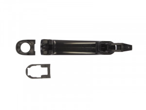 Maner usa Stanga Fata potrivit SEAT ALHAMBRA 7N, ALTEA, ALTEA XL, AROSA, CORDOBA 6L, IBIZA III 6 dupa 1994 - (exterior, cu gaura pentru incuietoare; negru/grund) - Img 2