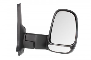 Oglinda dreapta manuala crom, lung FORD TRANSIT intre 1994-2000 - Img 1