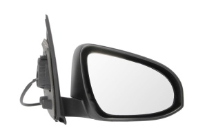 Oglinda dreapta potrivit CITROEN C1 II; PEUGEOT 108; TOYOTA AYGO II, AYGO X dupa 2014 - (electric, convex, grund)