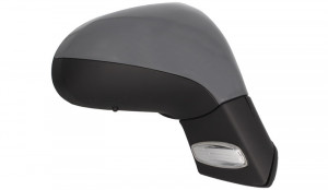 Oglinda dreapta potrivit PEUGEOT 207, 207 SW - mecanica , grunduita, cu senzor temperatura - Img 2