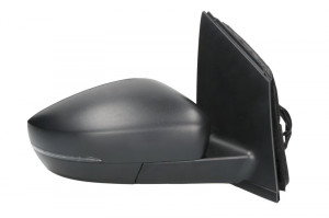 Oglinda dreapta potrivit VW POLO 2009-2014 - mecanica , crom