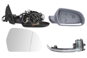 Oglinda exterioara dreapta potrivita Audi A4 B8 2011-2016 - asferice