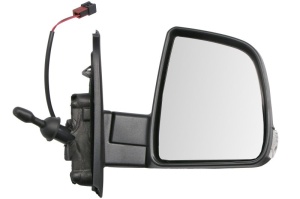 Oglinda exterioara dreapta potrivita Fiat DOBLO II; Opel COMBO D 2014-2022 - convexa, 2 buc pini