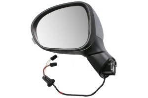 Oglinda exterioara stanga potrivita Fiat 500X 2014-2023 - convexa, pliabil electric, 6+2 pini