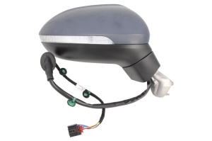 Oglinda laterala Dreapta (electric, convexa, incalzita, crom, captuseala, pliabil electric) potrivit VW GOLF VIII, PASSAT ALLTRACK B8, PASSAT B7, PASSAT B8 - Img 2