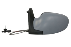 Oglinda laterala Dreapta (electric Da, convexa, incalzita, albastru, captuseala, pliabil electric, cu senzor de temperatura) potrivit PEUGEOT 407 - Img 2