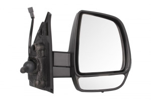 Oglinda laterala Dreapta mecanic, convexa, crom cu senzor de temperatura potrivit OPEL COMBO TOUR, COMBO/MINIVAN - Img 1