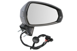 Oglinda laterala Dreapta potrivit AUDI A3 8V 2012-2020 - (electric; asferice, cu incalzire; asistenta la schimbarea benzii; captuseala, cu memorie; pliabil electric, cu indicator)