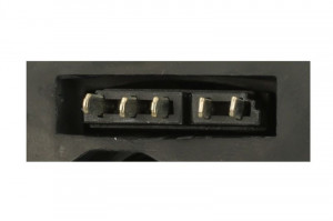 Oglinda laterala Stanga electric, asferica, incalzita, albastru potrivit MERCEDES C T-MODEL S202, C W202, S W140