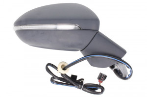 Oglinda laterala Stanga electric, asferica, incalzita potrivit VW GOLF ALLTRACK 7, GOLF SPORTSVAN 7, GOLF 7 - Img 2
