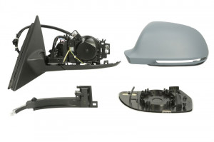 Oglinda laterala Stanga electrica, asferica, incalzita, pliabil electric potrivit AUDI A4 ALLROAD B8, A4 B8 - Img 2