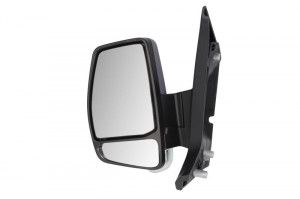 Oglinda laterala Stanga manual, convexa, crom potrivit FORD TOURNEO CONNECT V408 NADWOZIE WIELKO, TOURNEO CUSTOM V362, TRANSIT CONNECT, TRANSIT CONNECT V408/MINIVAN - Img 1