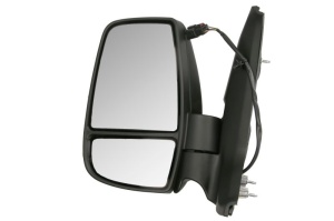 Oglinda laterala Stanga potrivit FORD TRANSIT / TOURNEO CUSTOM, TRANSIT VI V363 dupa 2013 - (electric; convexa, cu incalzire; mic de statura; pliabil electric, cu indicator; bec wy5w)