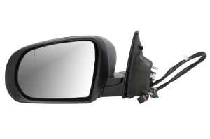 Oglinda stanga electric, asferic, cu încălzire, grund, pliabil electric, cu semnalizator potrivit JEEP COMPASS II 11.16- - Img 1