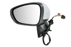 Oglinda stanga electric, convex, cu incalzire, grund, rabatabil electric, cu semnalizator potrivit CITROEN C3 AIRCROSS 06.17- - Img 1