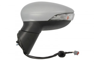 Oglinda stanga electrica, asferic, incalzita, crom, grunduita FORD B-MAX dupa 2012 - Img 2