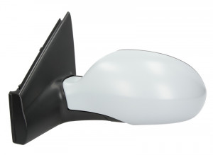 Oglinda stanga potrivit CITROEN C5 2001-2004 - electrica, asferic, incalzita, albastra, grunduita, pliabila electric