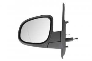 Oglinda stanga potrivit MERCEDES CITAN; RENAULT KANGOO dupa 2012 - mecanica asferic, crom