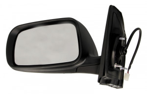 Oglinda stanga potrivit TOYOTA COROLLA 2004-2007 - electrica, convex, cu carcasa