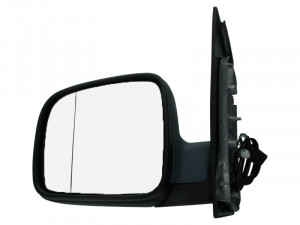 Oglinda stanga potrivit VW CADDY 2004-2010 - electrica, asferic, incalzita, grunduita - Img 2