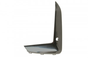 Ornament bandou fata stanga pachet M, cu locas senzori parcare, plastic, negru potrivit BMW 5 G30, G31, G38, F90 dupa 2020