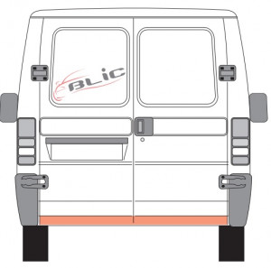 Panou reparatie usa Spate Dreapta/Stanga potrivit CITROEN JUMPER I; FIAT DUCATO; PEUGEOT BOXER 1994-2006 - Img 2