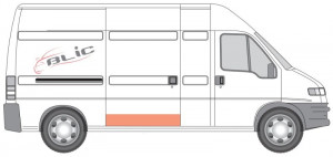 Panou reparatie usa Spate/usa culisanta potrivit CITROEN JUMPER I; FIAT DUCATO; PEUGEOT BOXER 03.94-09.06 - Img 2