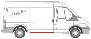 Prag reparatie spate dreapta potrivit FORD TRANSIT V FL 2006-2013 - Img 2