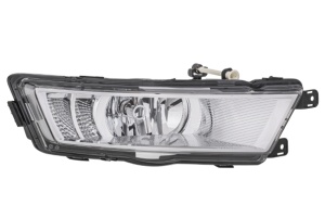 Proiector ceata Dreapta (H8/LED, cromat; cu lumini de zi) potrivit SKODA RAPID 07.12-12.18 - Img 1