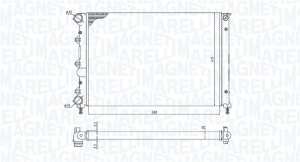 Radiator motor (Manual) potrivit ALFA ROMEO 147 1.6/2.0 - Img 1