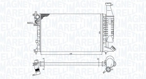 Radiator motor (Manual) potrivit CITROEN BERLINGO, BERLINGO/MINIVAN; PEUGEOT PARTNER, PARTNER/MINIVAN 1.1-1.8 - Img 1