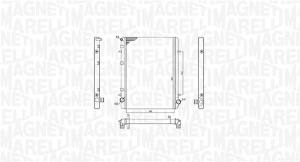 Radiator motor (Manual) potrivit CITROEN C4, C4 GRAND PICASSO I, C4 I, C4 PICASSO I; PEUGEOT 307 1.6D/1.8/2.0 - Img 2