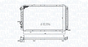 Radiator motor (Manual) potrivit CITROEN JUMPER I; FIAT DUCATO; PEUGEOT BOXER 1.9D/2.0 - Img 2