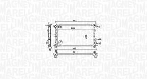 Radiator motor (Manual) potrivit FIAT BRAVA; FORD FOCUS I, FOCUS II, FOCUS I/KOMBI 1.4-2.0 - Img 1