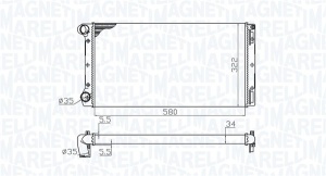 Radiator motor (Manual) potrivit FIAT IDEA, PUNTO, PUNTO/HATCHBACK; LANCIA MUSA 1.8/1.9D - Img 3