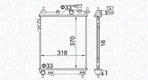 Radiator motor (Manual) potrivit HYUNDAI GETZ 1.1-1.6 - Img 2