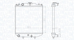 Radiator motor (Manual) potrivit SUZUKI ALTO IV, ALTO V 1.0 - Img 1