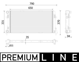 Radiator motor potrivit AUDI A1; SEAT TOLEDO IV; SKODA RAPID 1.6D - Img 3
