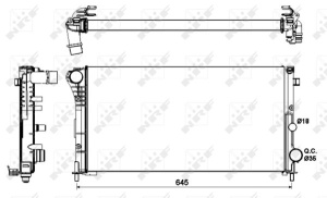 Radiator motor potrivit FIAT PANDA, PANDA/HATCHBACK 1.3D - Img 3
