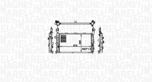 Radiator motor potrivit OPEL MERIVA A 1.4-1.8 - Img 1