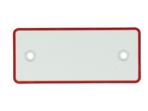 Reflector dreptunghiular (rosu, 96mm x 42mm) - Img 2