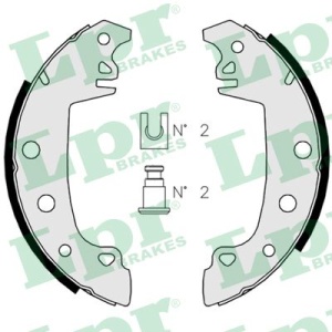 Sabot frana potrivit ALFA ROMEO 33; ARO 10, 240-244, SPARTANA; CITROEN C15, C15/MINIVAN; DACIA 1210, 1310, SOLENZA; FIAT 131, 132, ARGENTA; PEUGEOT 204, 304, 305 I 1.0-3.1D 10.65-12.06 - Img 3