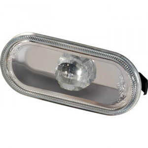 Semnalizator Dreapta/Stanga (alb, cu o insertie de argint) potrivit SEAT AROSA, LEON, TOLEDO II; VW BORA, BORA I, CADDY II, CADDY II/MINIVAN 1.0-4.0 10.94-12.13 10.94-03.10 - Img 3